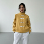 Mei | Women's Oversized Track Jacket | Side Stripes · Eltrendio
