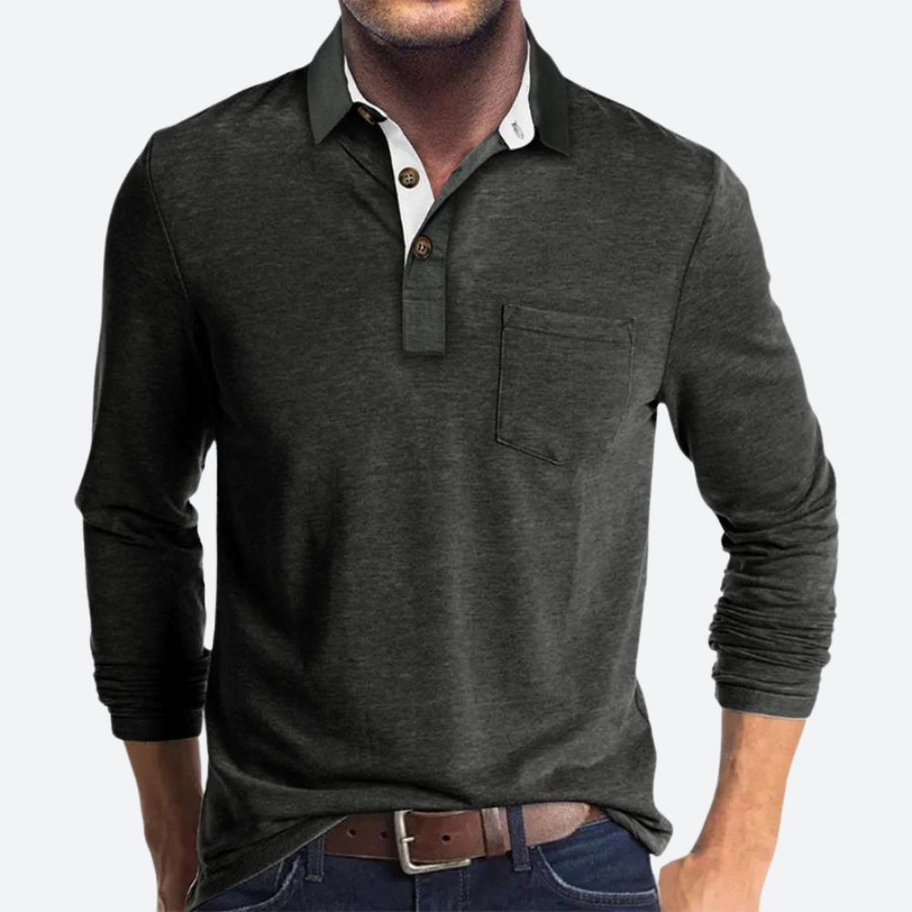 George | Men's Polo Shirt | Chest Pocket • Eltrendio