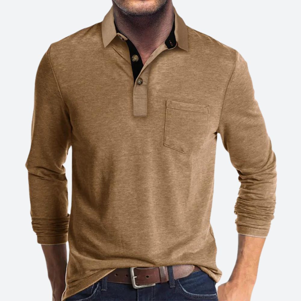 George | Men's Polo Shirt | Chest Pocket • Eltrendio