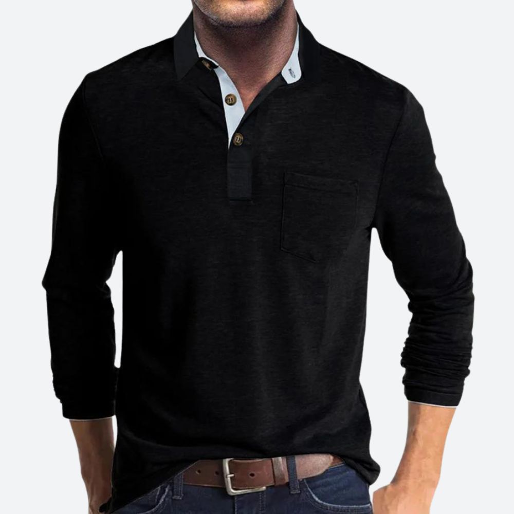 George | Men's Polo Shirt | Chest Pocket • Eltrendio