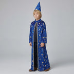 Merlin | Kids' Wizard Costume | Star Print-Eltrendio