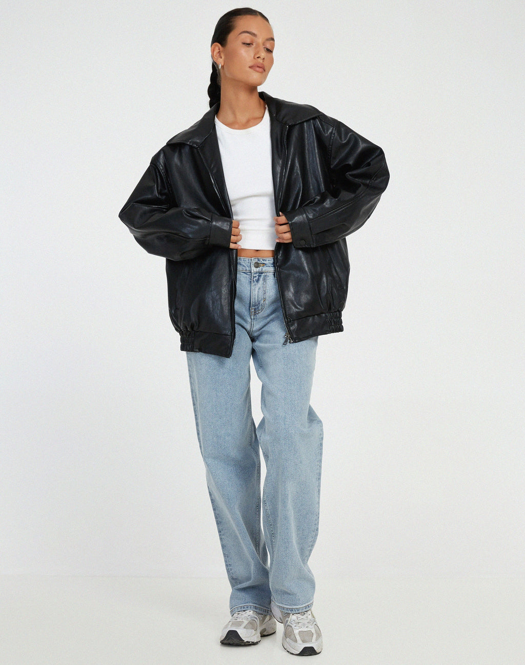 Mia | Women's Oversized Bomber Jacket | Zip-Up · Eltrendio