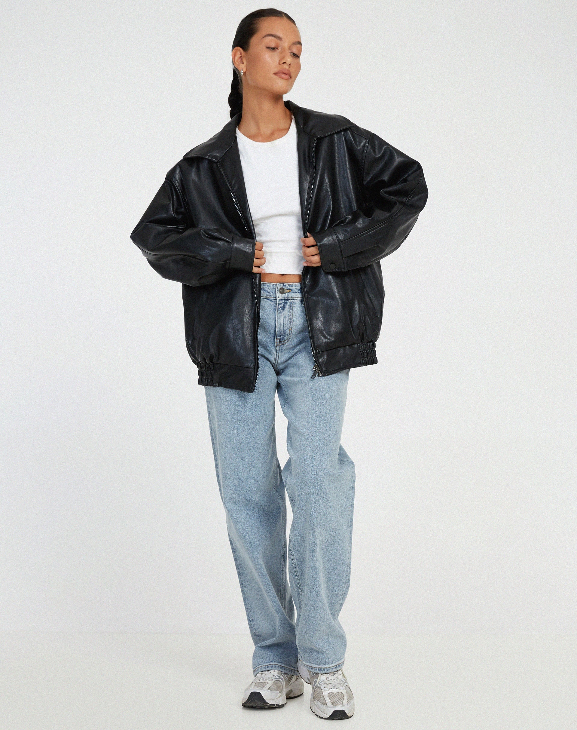 Mia | Women's Oversized Bomber Jacket | Zip-Up · Eltrendio