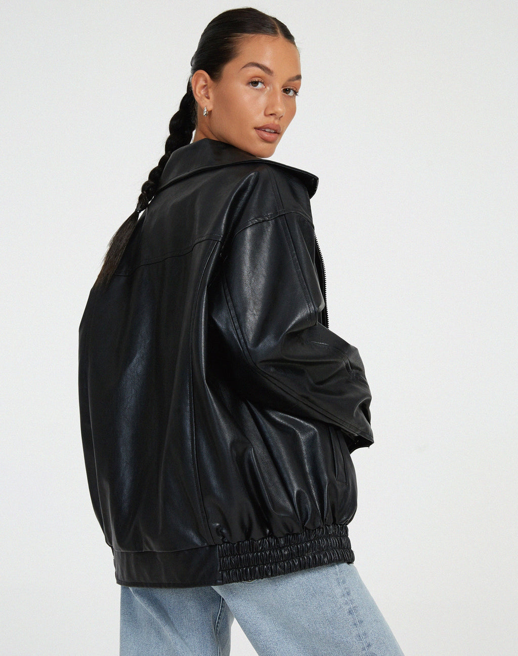 Mia | Women's Oversized Bomber Jacket | Zip-Up · Eltrendio