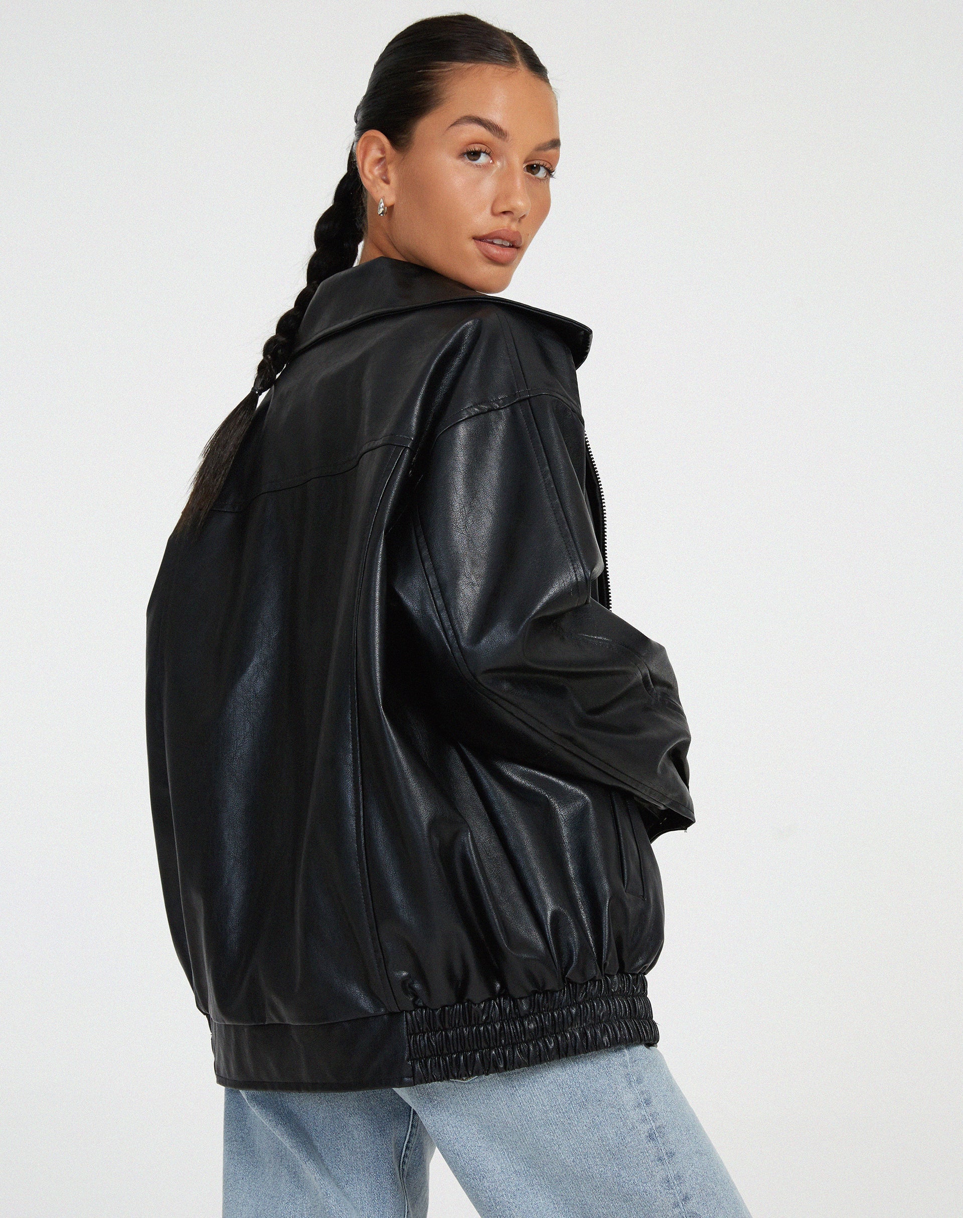 Mia | Women's Oversized Bomber Jacket | Zip-Up · Eltrendio