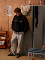 Miles | Unisex Half Zip Sweatshirt | Oversized Graphic Streetwear Style-Eltrendio