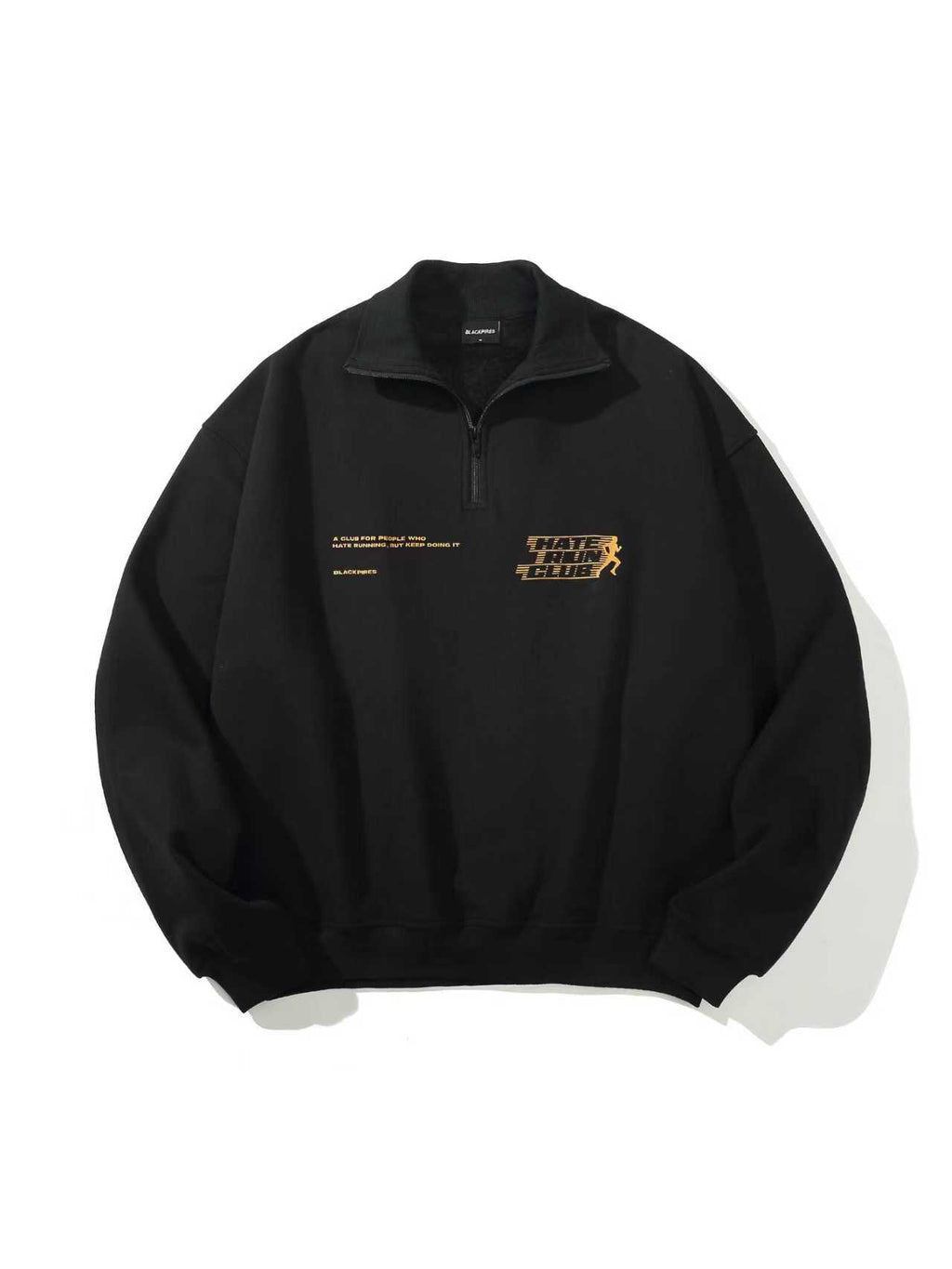 Miles | Unisex Half Zip Sweatshirt | Oversized Graphic Streetwear Style-Eltrendio
