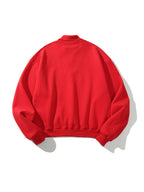 Morgan | Unisex Half Zip Sweatshirt | Oversized Cropped Retro Collar-Eltrendio