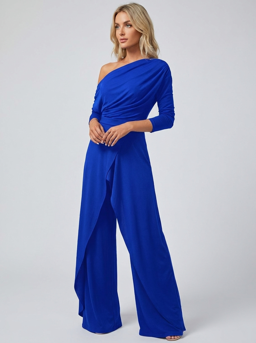Naomi | Women's Off-Shoulder Jumpsuit | Wide-Leg