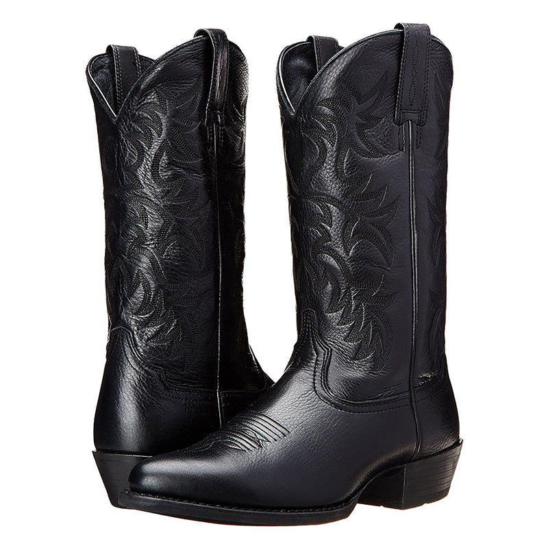 Nathan | Men's Cowboy Boots | Embroidered Leather · Eltrendio