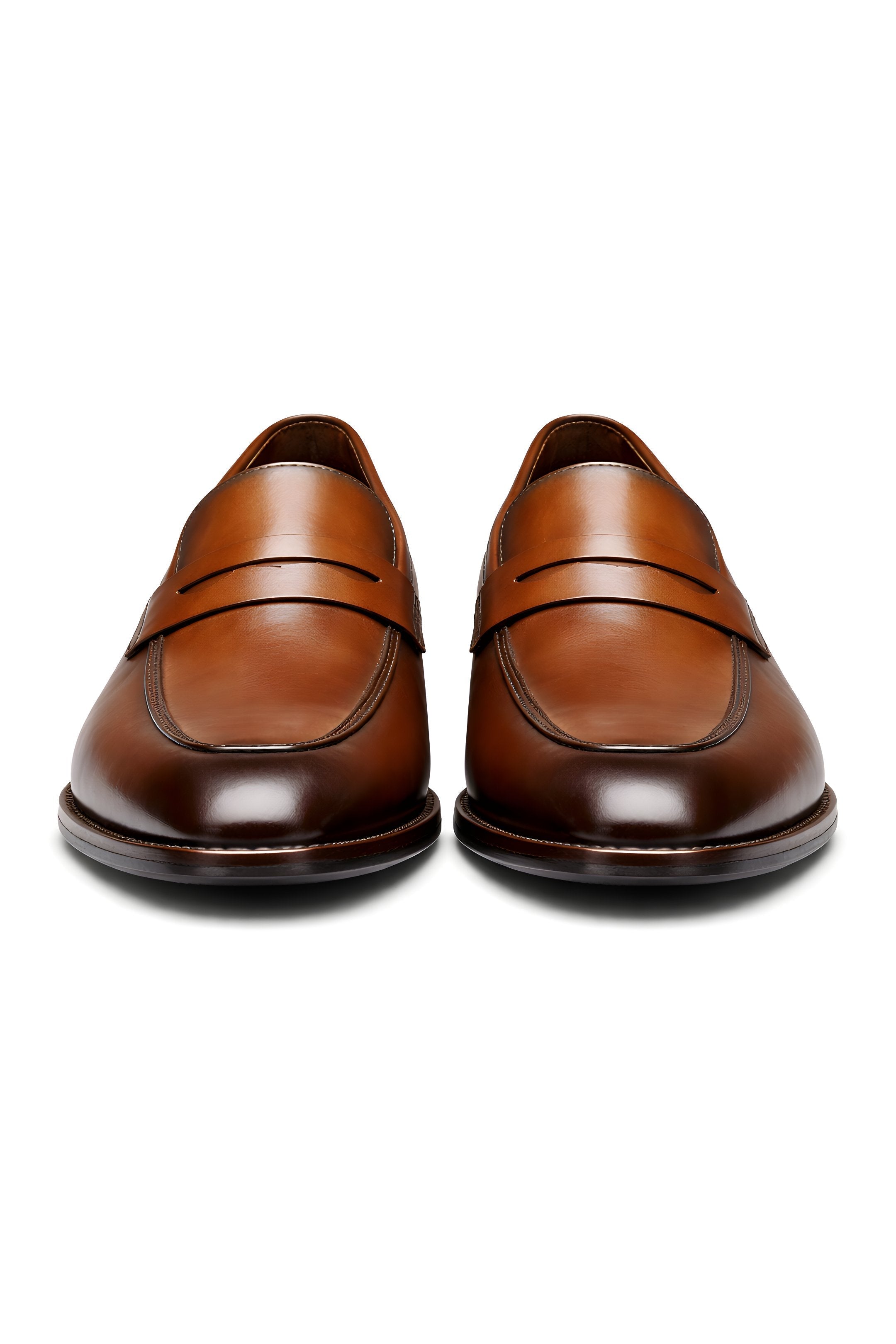 Nathan | Men's Slip-On Moc Toe Low Profile Casual Footwear | Penny Loafers · Eltrendio