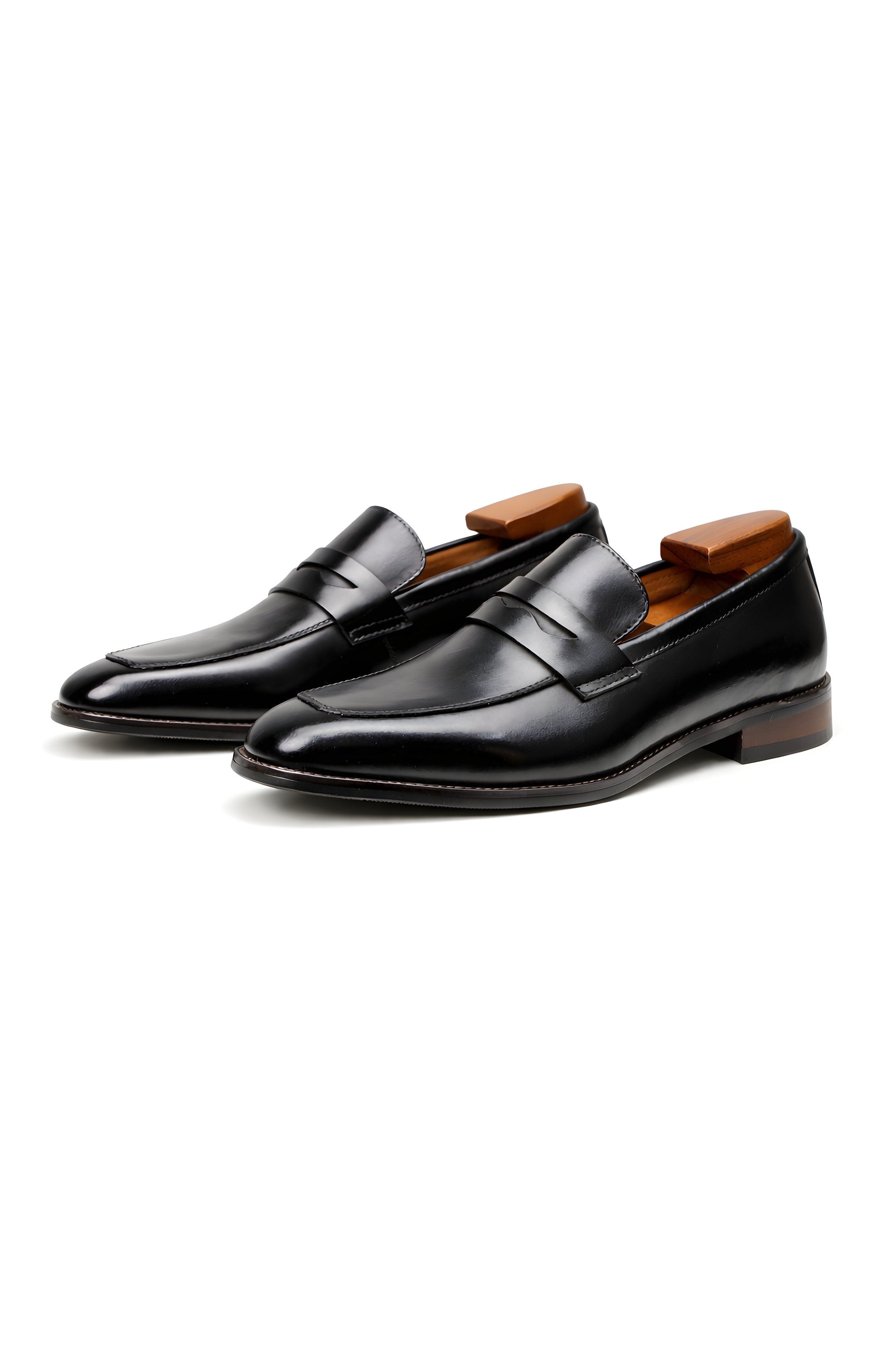 Nathan | Men's Slip-On Moc Toe Low Profile Casual Footwear | Penny Loafers · Eltrendio