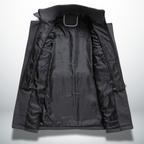 Nathaniel | Men's Double-Collar Coat | Zip Front · Eltrendio