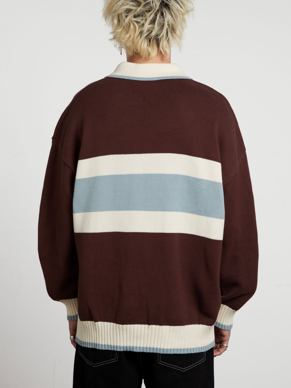 Nolan | Men's Half-Zip Jumper | Collared Knit · Eltrendio