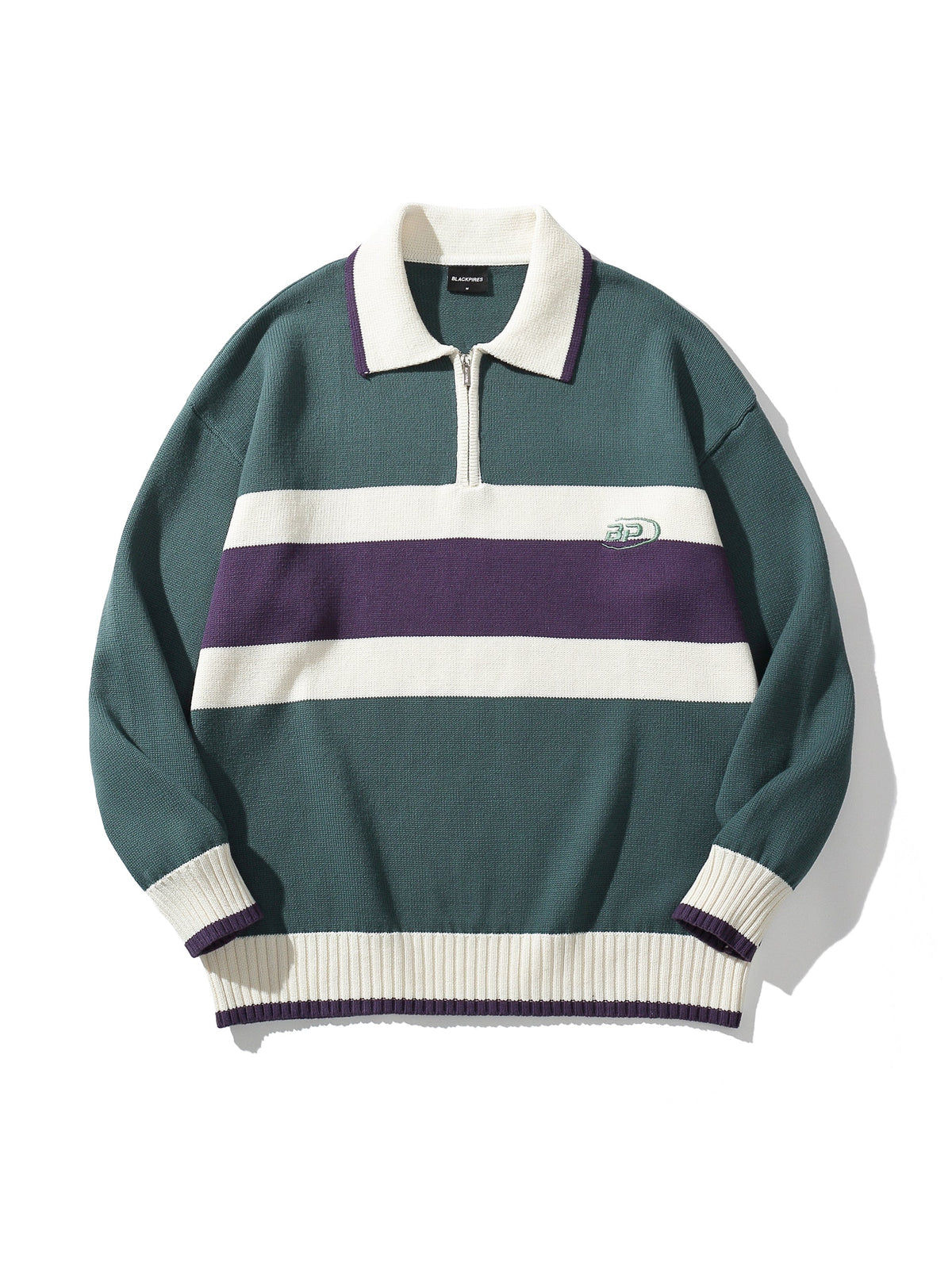Nolan | Men's Half-Zip Jumper | Collared Knit · Eltrendio