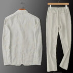 Oliver | Men's Blazer and Trousers Set | Linen · Eltrendio