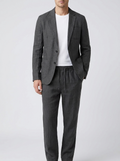 Arthur | Men's Blazer And Trousers Set | Linen-Eltrendio