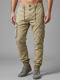 Harrison | Men's Cuffed Cargo Joggers | Elastic Waist-Eltrendio