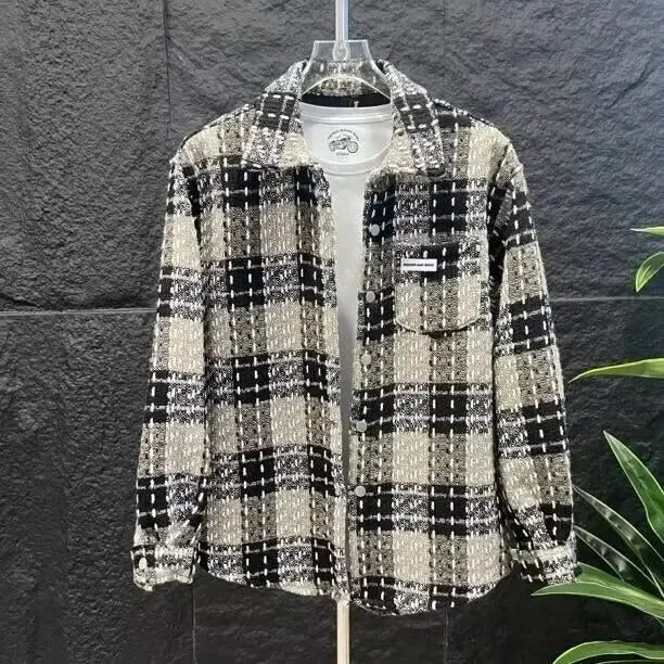 Oliver | Men's Checked Overshirt | Chest Pocket · Eltrendio