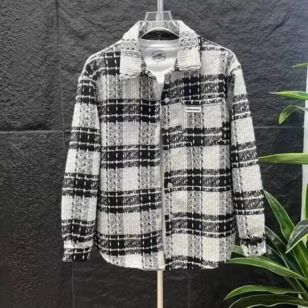 Oliver | Men's Checked Overshirt | Chest Pocket · Eltrendio