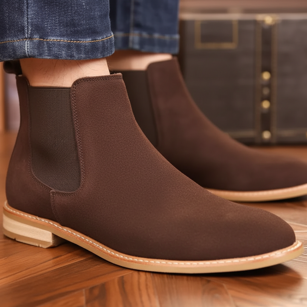 Oliver | Men's Chelsea Boots | Suede · Eltrendio