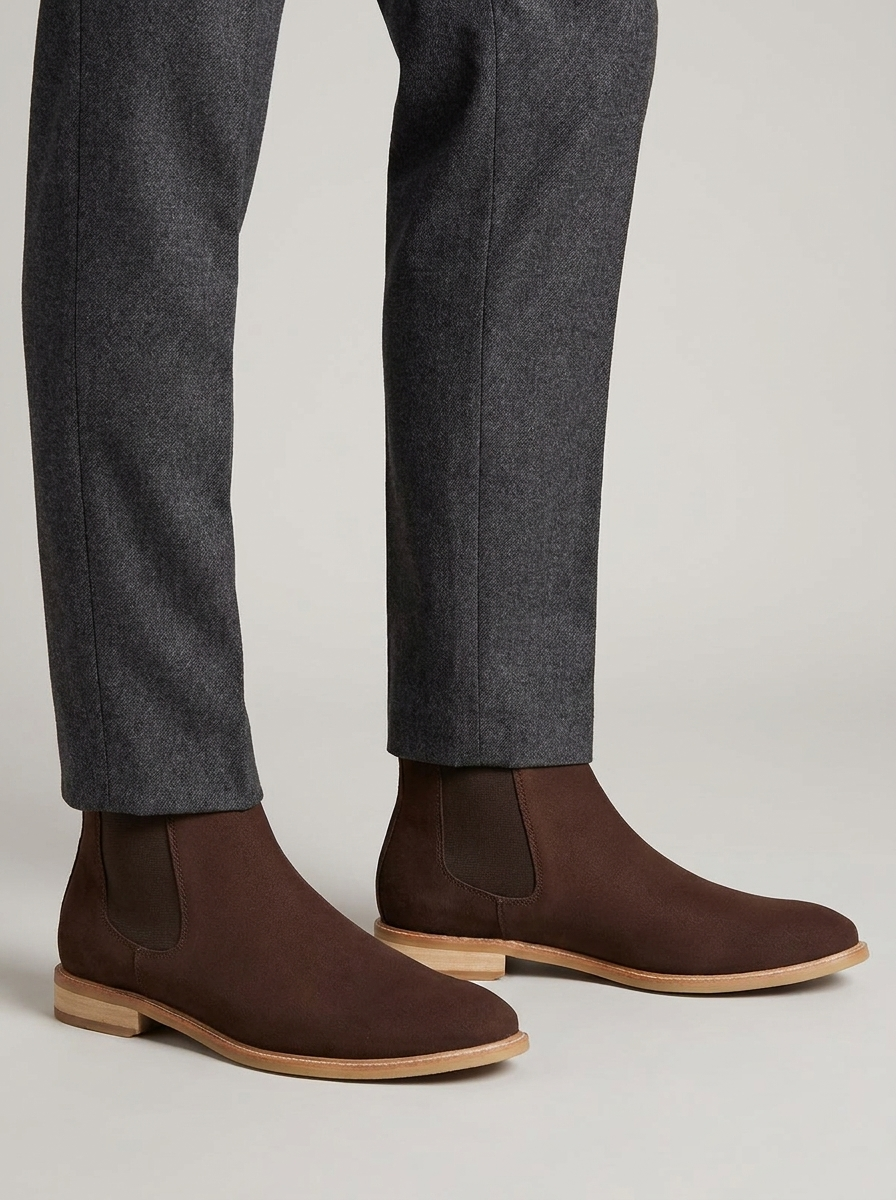 Oliver | Men's Chelsea Boots | Suede-Eltrendio