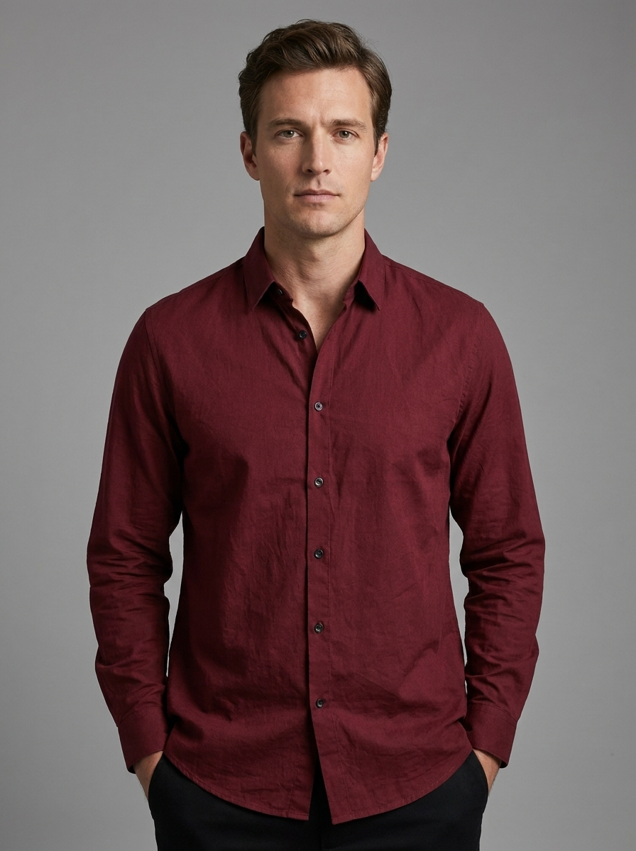 Henry | Men's Classic Shirt | Chest Pocket-Eltrendio