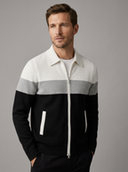 Lucas | Men's Colourblock Jacket | Zip-Up-Eltrendio