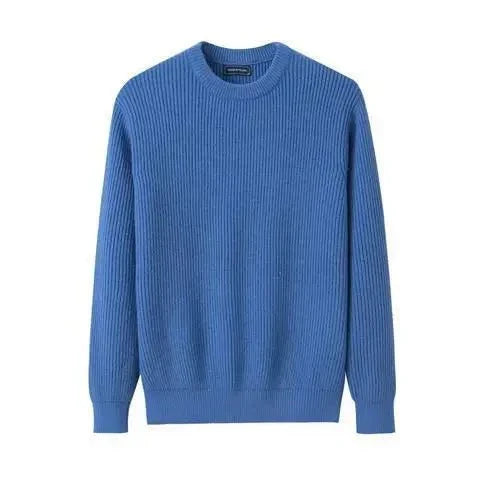 Oliver | Men's Crew Neck Jumper | Ribbed Knit · Eltrendio