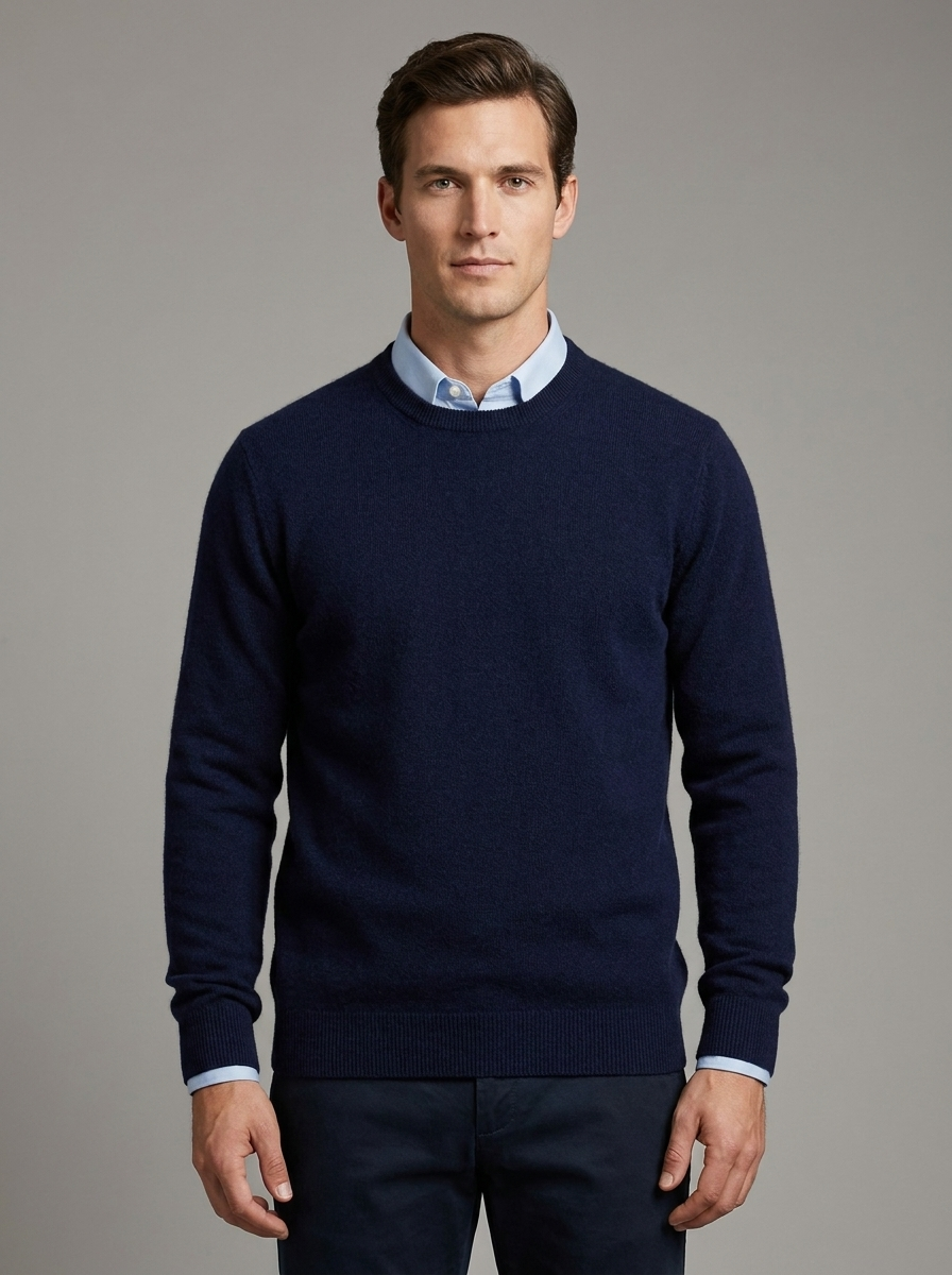 Alexander | Men's Crew Neck Jumper | Soft Knit-Eltrendio