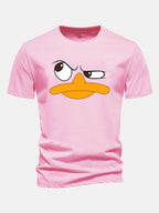 Oliver | Men's Crew Neck T-Shirt | Cartoon Print · Eltrendio