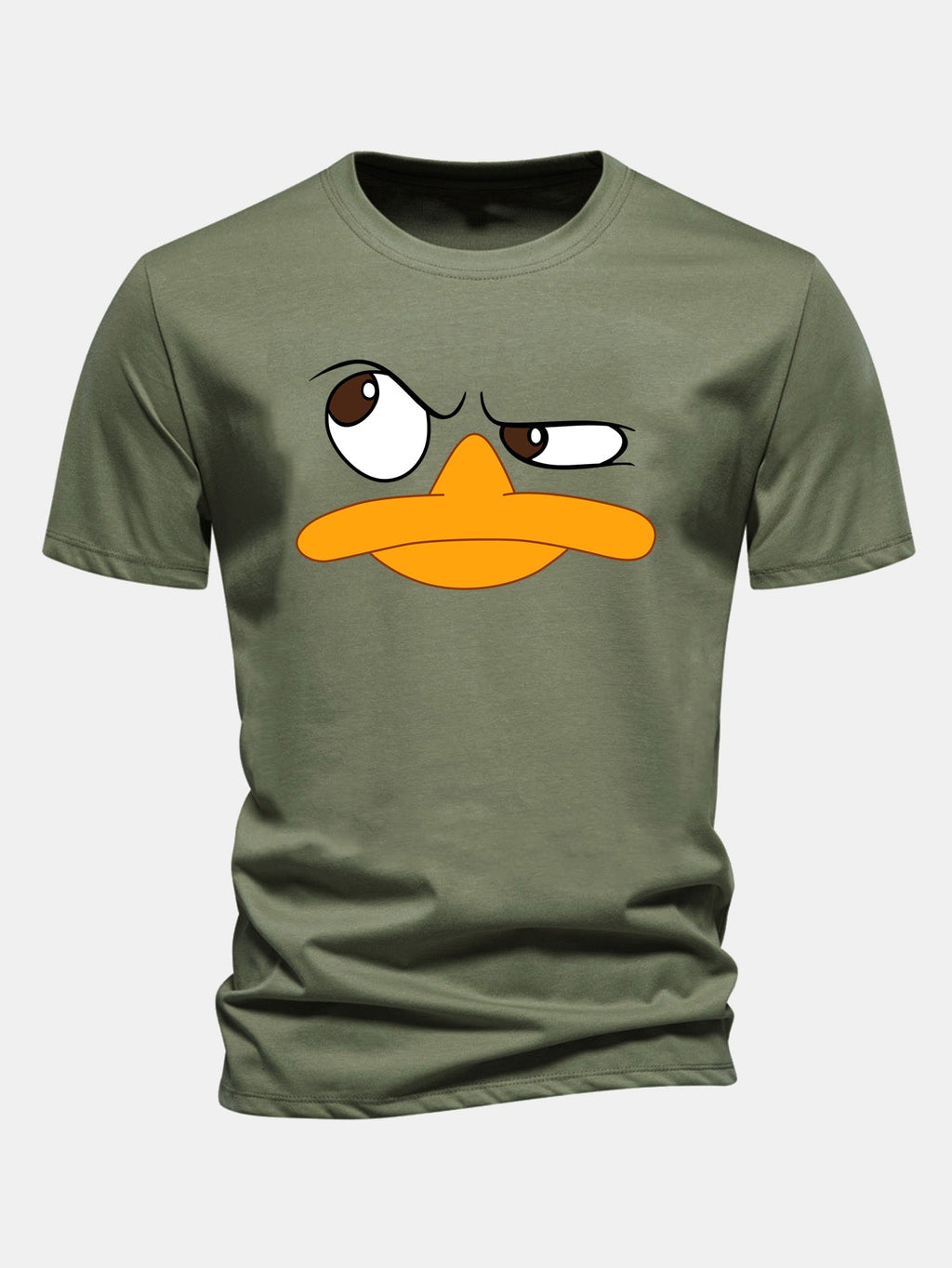 Oliver | Men's Crew Neck T-Shirt | Cartoon Print · Eltrendio