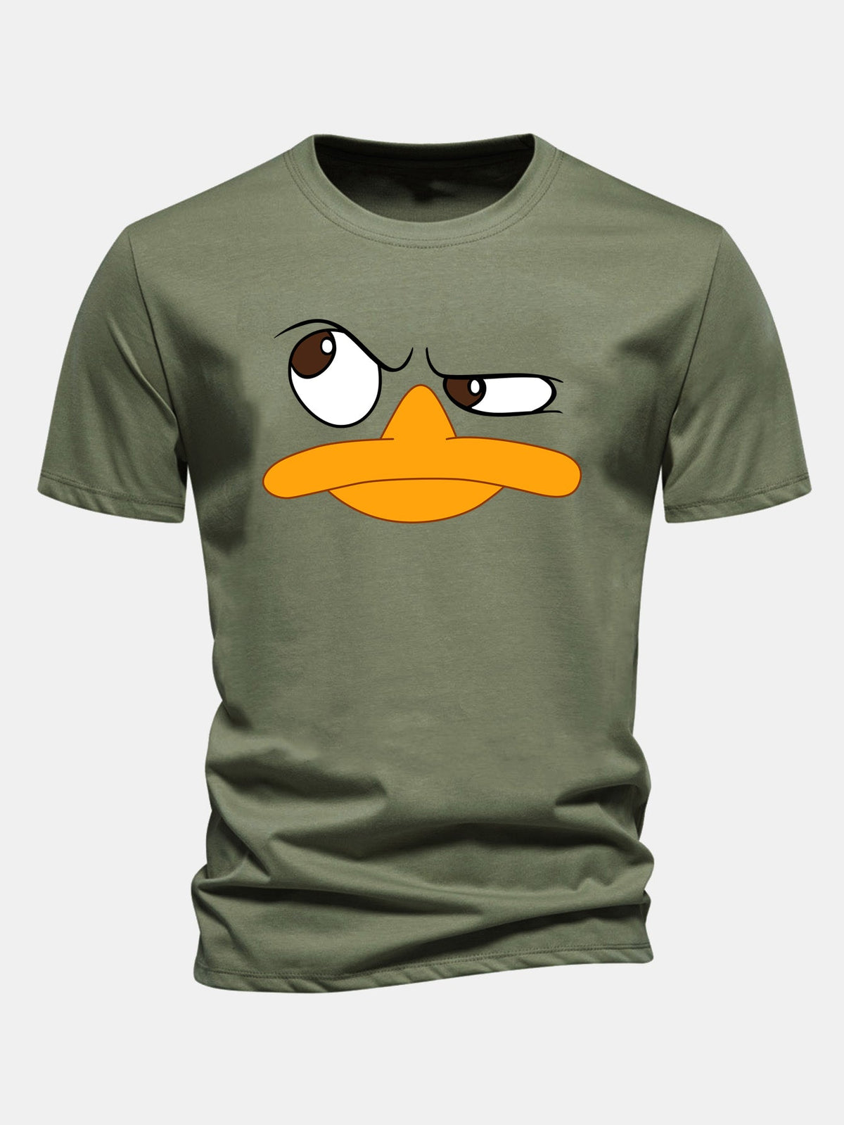 Oliver | Men's Crew Neck T-Shirt | Cartoon Print · Eltrendio