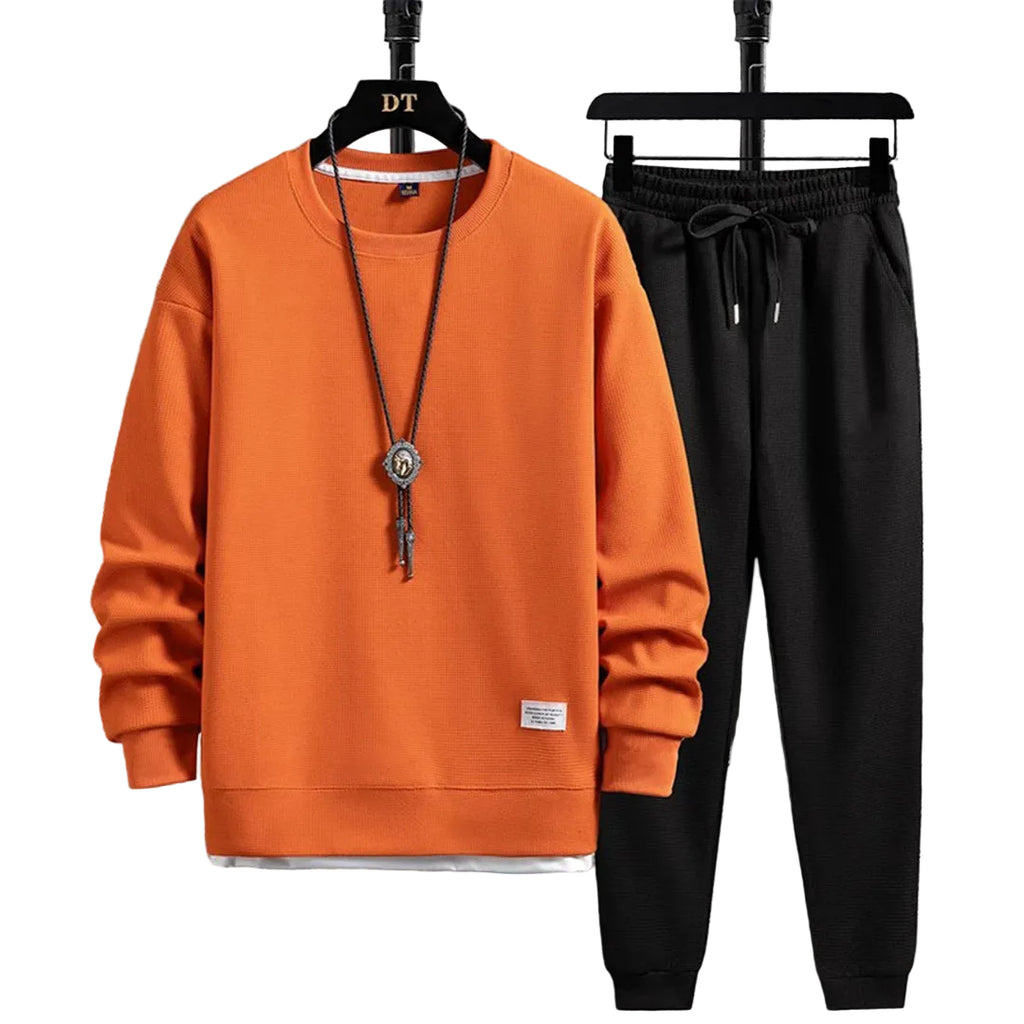 Oliver | Men's Crew Neck Tracksuit | Drawstring Joggers · Eltrendio