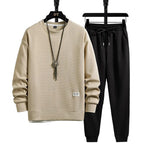 Oliver | Men's Crew Neck Tracksuit | Drawstring Joggers · Eltrendio