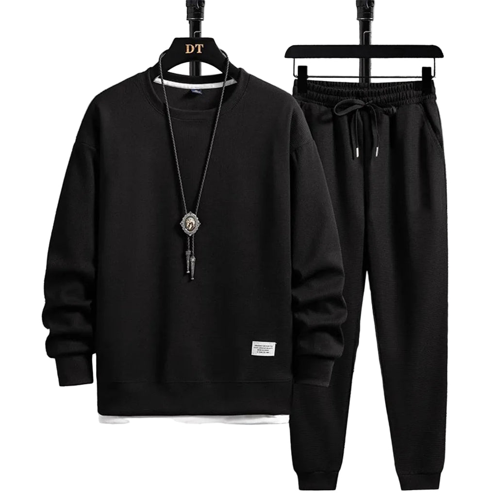Oliver | Men's Crew Neck Tracksuit | Drawstring Joggers · Eltrendio