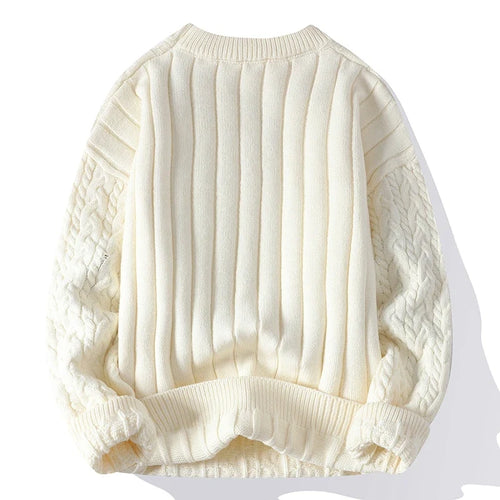 Oliver | Men's Crewneck Jumper | Cable Knit · Eltrendio