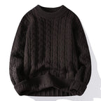 Oliver | Men's Crewneck Jumper | Cable Knit · Eltrendio