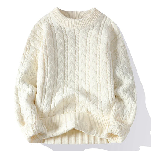 Oliver | Men's Crewneck Jumper | Cable Knit · Eltrendio