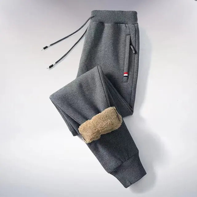 Oliver | Men's Drawstring Joggers | Fleece-Lined · Eltrendio