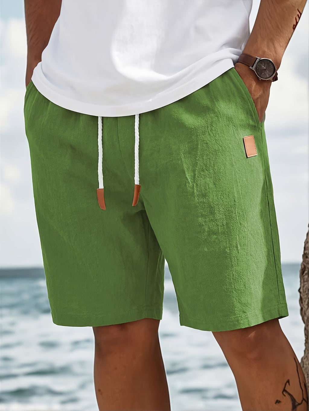 Oliver | Men's Drawstring Shorts | Textured · Eltrendio