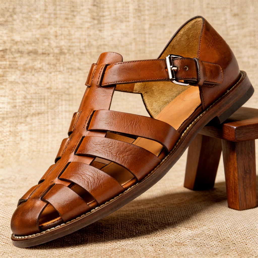 Oliver | Men's Fisherman Sandals | Buckle Strap · Eltrendio