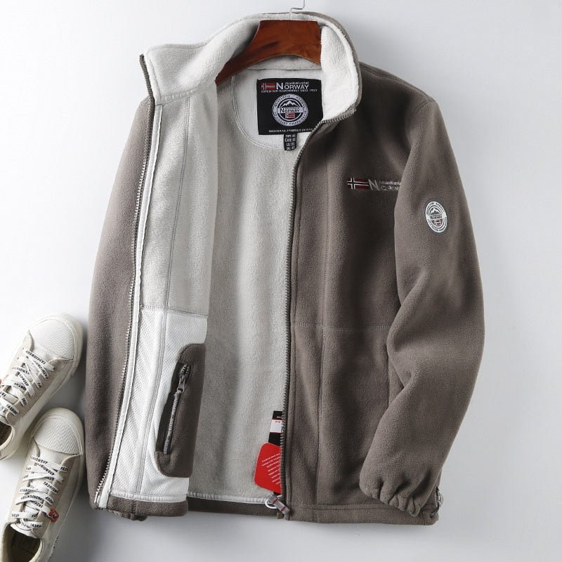 Oliver | Men's Full-Zip Fleece Jacket | High Collar · Eltrendio