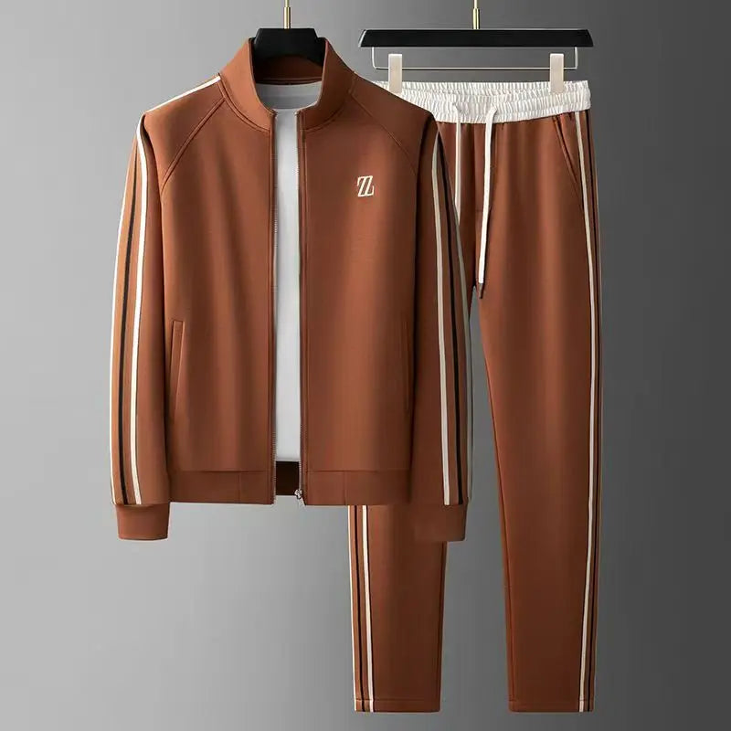 Oliver | Men's Full-Zip Tracksuit | Contrast Trim · Eltrendio