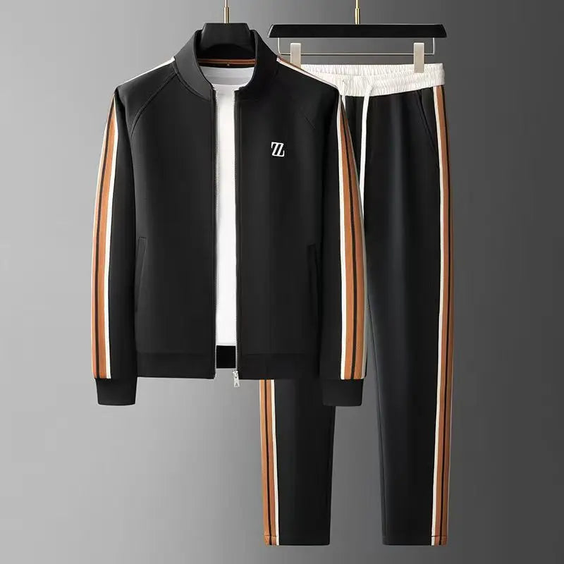 Oliver | Men's Full-Zip Tracksuit | Contrast Trim · Eltrendio