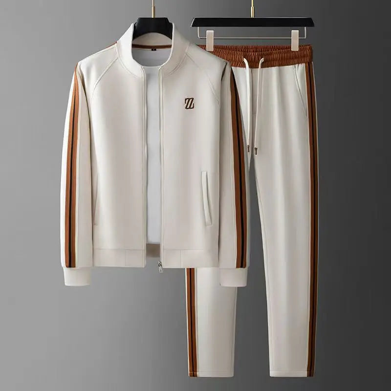 Oliver | Men's Full-Zip Tracksuit | Contrast Trim · Eltrendio