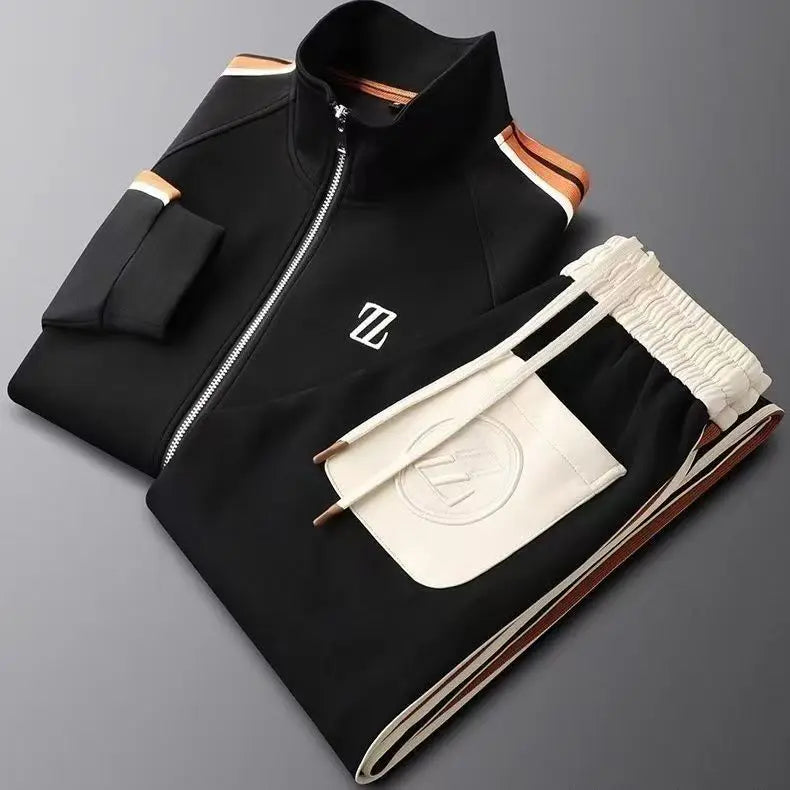 Oliver | Men's Full-Zip Tracksuit | Contrast Trim · Eltrendio