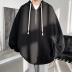 Oliver | Men's Half-Zip Hoodie | Ribbed Texture · Eltrendio