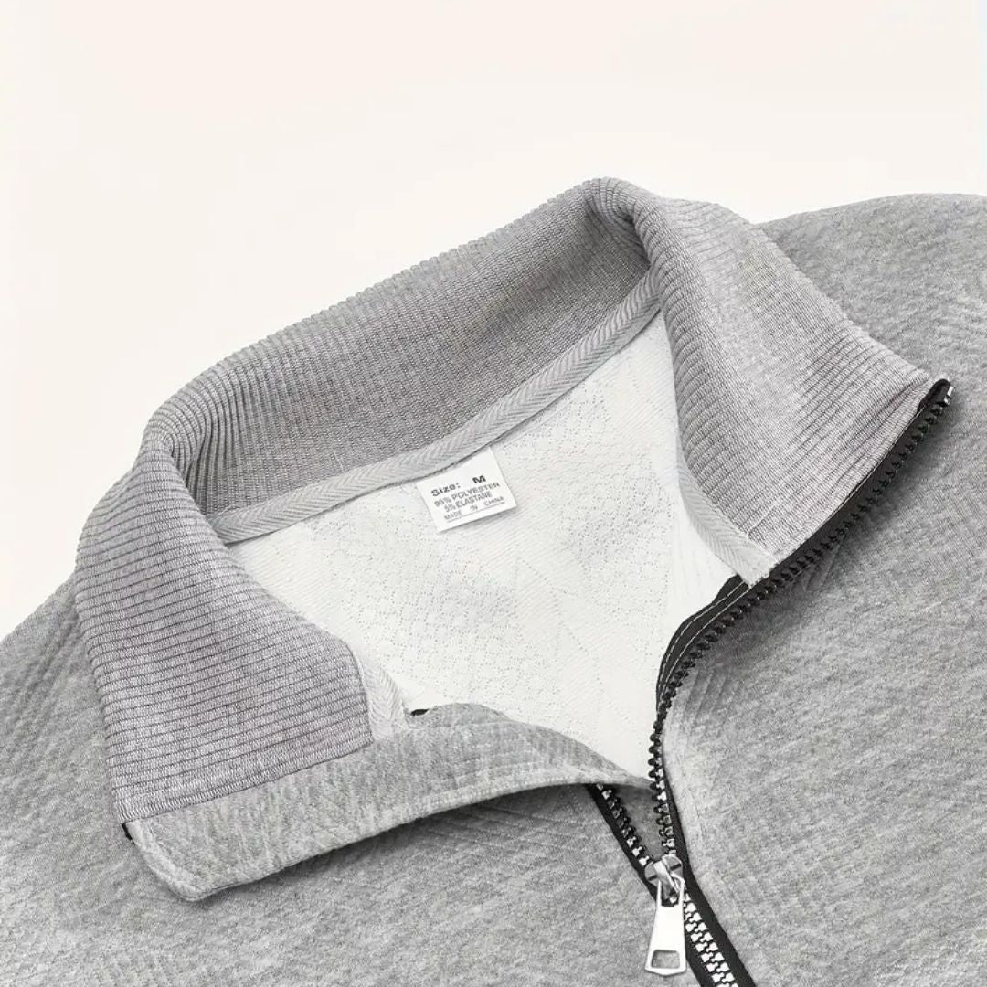 Oliver | Men's Half-Zip Jumper | Cable Knit · Eltrendio