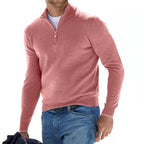 Oliver | Men's Half-Zip Jumper | Ribbed Hem · Eltrendio